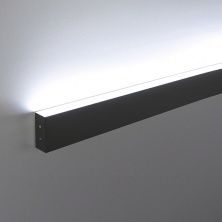 Линейный светодиодный накладной односторонний светильник 78см 15Вт 6500К черная шагрень (LS-02-1-78-12-6500-MSh) арт. a040048 производства Elektrostandard - a040048