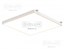 Светодиодные светильники Грильято 585х585х40 IP54/65 38Вт SL БАП 2 часа (равномерная засветка) Diolum-OF-IP54-БАП2-1212SL производства Diolum - Diolum-OF-IP54-БАП2-1212SL