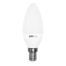 Светодиодный светильник PLED- ECO-C37 5w E14 3000K 400Lm 230V/50Hz  Jazzway арт. 1036834A - 1036834A