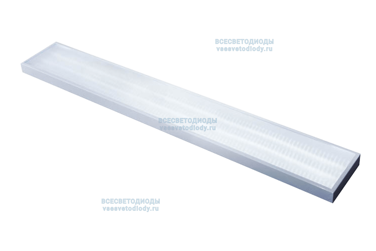 Светильник МАКСИ VS252-Z 58W-7250Lm 4000-4500К МИКРОПРИЗМА IP40 с БАП (vsesv) на 1 час арт. vs252-58-mpr-4k-li1h-z