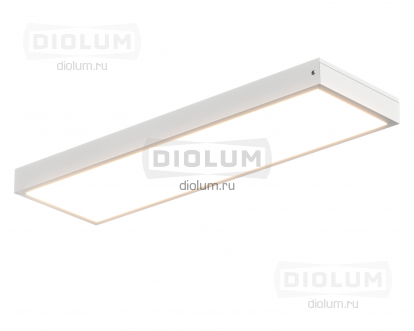 Светодиодные светильники 595х180х40 IP54/65 19Вт SL БАП 2 часа (равномерная засветка) Diolum-OF-IP54-БАП2-1412SL производства Diolum