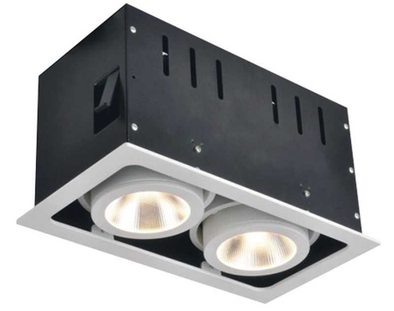 Светильник ZIP F 215 2*15 WH D40 3000K - 1275000340