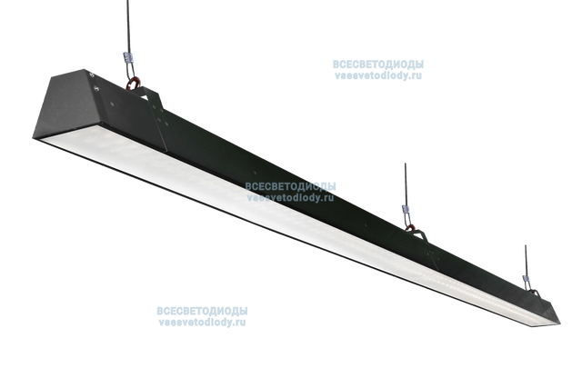 Светильник РИТЕЙЛ VS301-Z 40W-5000Lm 5000-5500К МИКРОПРИЗМА IP40 с БАП (aax.tech) на 3 часа чёрный арт. vs301-40-mpr-5k-nc3h-RAL9005-z