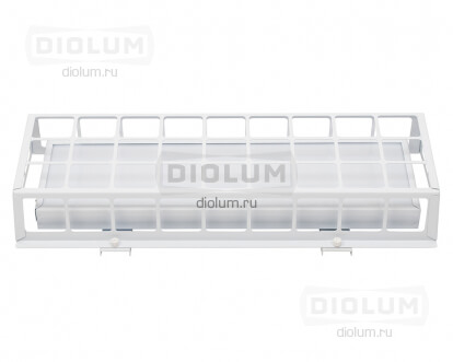 Светодиодные светильники для спортзала с решеткой 600 мм 20Вт БАП 2 часа Diolum-OF-БАП2-1411NR производства Diolum