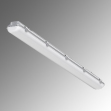 RVE-AQUA-1262-PS-IP65-БАП (1262х124х85мм 37Вт 4000К CRI90 Белый RAL9003 БАП на 1ч) светильник - RVE00019010