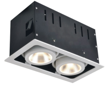 Светильник ZIP F 215 2*15 WH D40 3000K - 1275000340