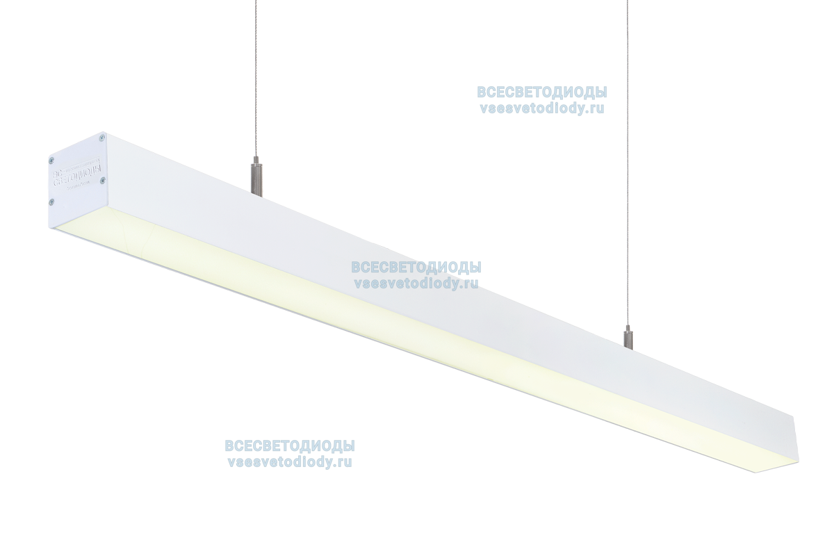 Светильник СЛИМФЛЕШ VS310 линейный 40W-5000Lm 4000-4500К ОПАЛ IP40 с БАП (vsesv) на 1 час арт. vs310-40-op-4k-li1h