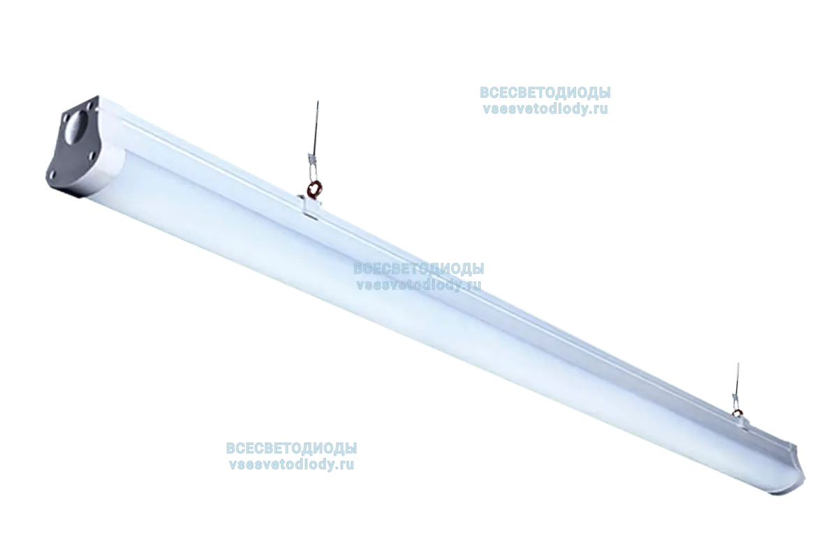 Светильник Слимлайт Линейный 40W-5000Lm 5000-5500К Опал IP65 с БАП (aax.tech) на 1 час производство ВСЕСВЕТОДИОДЫ арт. vs321-40-op-5k-ip65-nc1h