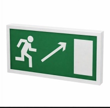 Светодиодный аварийно-эвакуационный указатель Импреза-Виа-НВПВ-А направление к выходу направо вверх  - Импреза-Виа-НВПВ-А