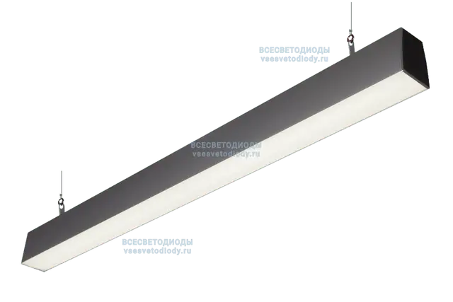 Модульный линейный светодиодный светильник КРИСТАЛЛ 30Вт-3400Лм, 5000-5500K, ОПАЛ, IP44 с БАП (vsesv) на 3 часа производство ВСЕСВЕТОДИОДЫ арт. vs353-30-op-5k-li3h