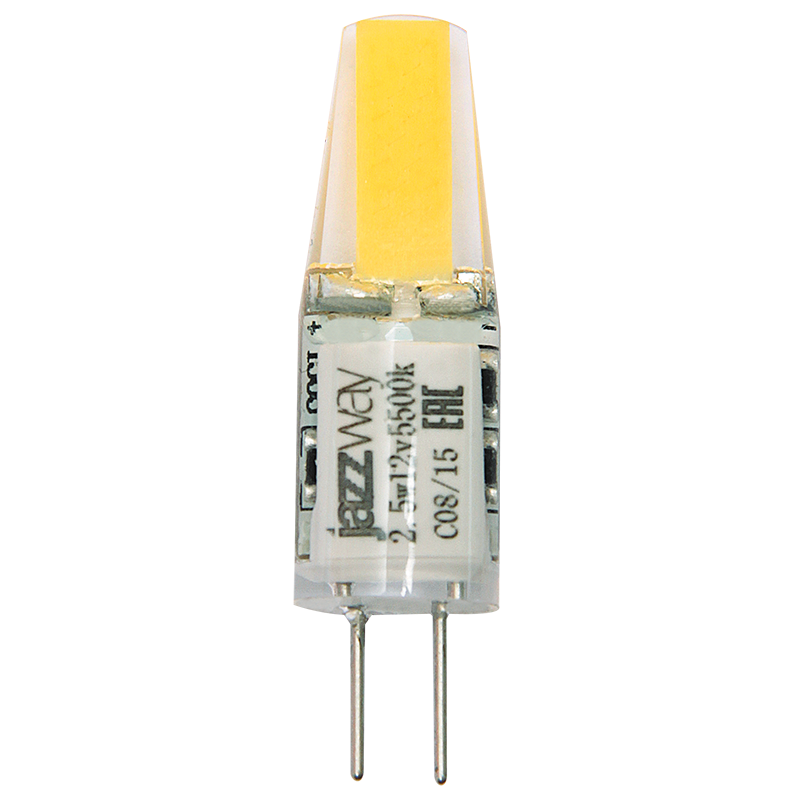Светодиодный светильник PLED-G4 COB  2.5w 200Lm 3000K 12В (силикон 10*39мм) Jazzway арт. 2855749 - 2855749