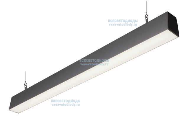 Светильник КРИСТАЛЛ VS351-Z 37W-4050Lm 5000-5500К ПРОЗРАЧНЫЙ IP44 с БАП (vsesv) на 1 час арт. vs351-37-tr-5k-li1h-z