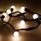 Светодиодная гирлянда ARD-BALL-CLASSIC-D17.5-10000-BLACK-100LED WARM (230V, 7W) (Ardecoled, IP65) арт. 025584 - 025584