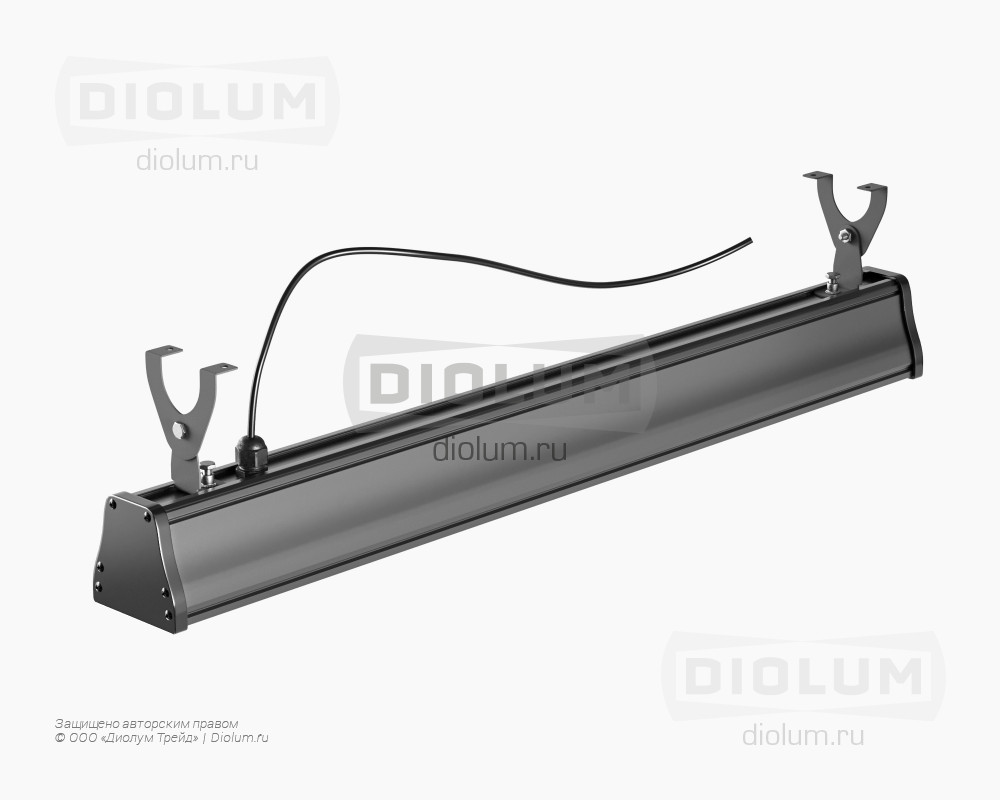 Светодиодные светильники Proffline II 1000 мм 10-50/ 50 Вт БАП 2 часа Diolum-PR-IP65-БАП2-2PL1050-5K производства Diolum