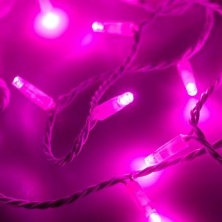 Светодиодная гирлянда ARD-STRING-CLASSIC-10000-WHITE-100LED-STD PINK - 025821
