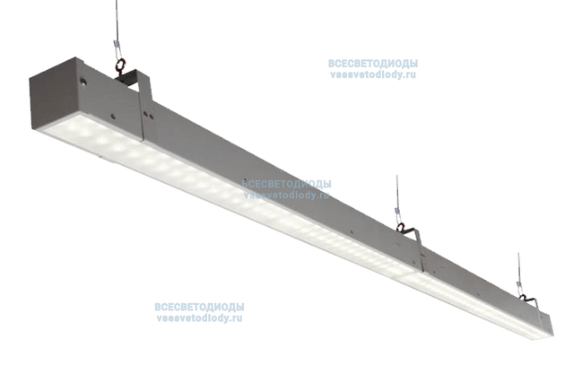 Светильник СЛИМЛАЙТ VS311 линейный 54W-7250Lm 5000-5500К ОПАЛ IP40 с БАП (vsesv) на 1 час арт. vs311-54-op-5k-li1h