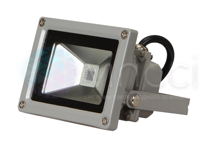 Светодиодный прожектор PFL-10W/ RGB-RC/GR Jazzway - 1005892