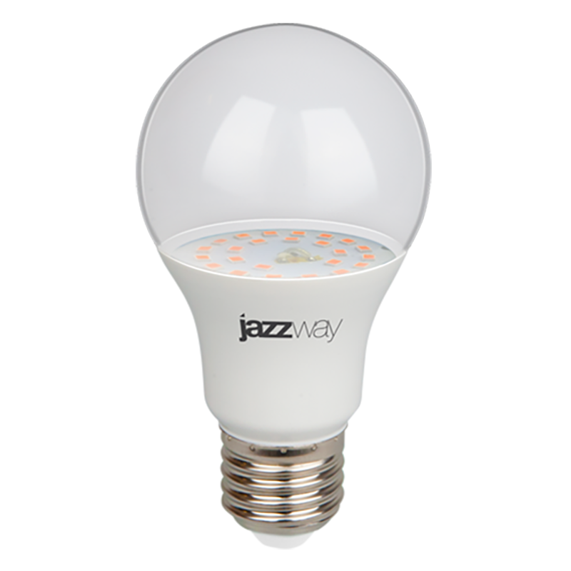 Светодиодный светильник PPG A60 Agro  9w CLEAR E27 IP20 ( для растений) Jazzway арт. 5008946 - 5008946