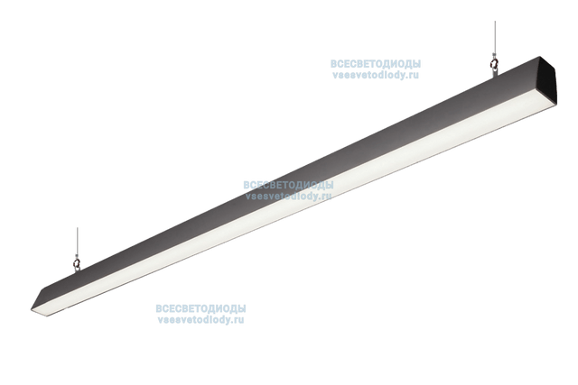 Светильник КРИСТАЛЛ VS354-Z 45W-5100Lm 5000-5500К ПРОЗРАЧНЫЙ IP44 с БАП (aax.tech) на 3 часа арт. vs354-45-tr-5k-nc3h-z