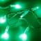 Светодиодная гирлянда ARD-STRING-CLASSIC-10000-WHITE-100LED-FLASH GREEN (230V, 7W) (Ardecoled, IP65) арт. 025816 - 025816