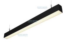 Светильник КРИСТАЛЛ VS351-Z 37W-4050Lm 4000-4500К ПРОЗРАЧНЫЙ IP44 с БАП (aax.tech) на 3 часа чёрный арт. vs351-37-tr-4k-nc3h-9005-z - vs351-37-tr-4k-nc3h-9005-z