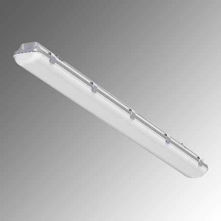 RVE-AQUA-1262-PS-IP65-БАП (1262х124х85мм 37Вт 4000К CRI90 Белый RAL9003 БАП на 3ч) светильник