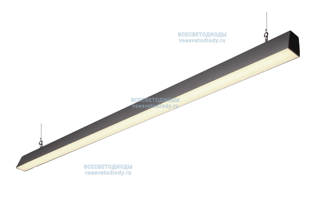 Светильник КРИСТАЛЛ VS352-Z 56W-6150Lm 4000-4500К ПРОЗРАЧНЫЙ IP44 с БАП (vsesv) на 3 часа арт. vs352-56-tr-4k-li3h-z