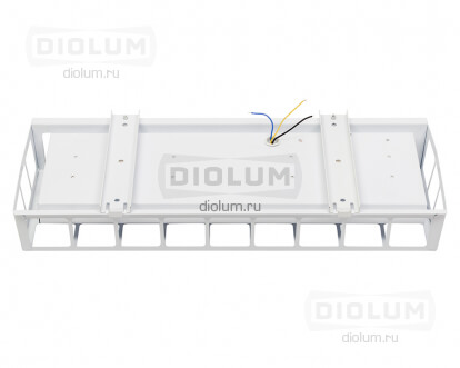 Светодиодные светильники для спортзала с решеткой 600 мм 20Вт БАП 2 часа Diolum-OF-БАП2-1411NR производства Diolum