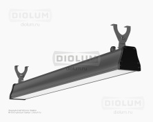 Светодиодные светильники Proffline II 1000 мм 10-50/ 50 Вт БАП 2 часа Diolum-PR-IP65-БАП2-2PL1050-5K производства Diolum - Diolum-PR-IP65-БАП2-2PL1050-5K