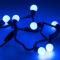 Светодиодная гирлянда ARD-BALL-CLASSIC-D17.5-20000-BLACK-200LED BLUE (230V, 14W) (Ardecoled, IP65) арт. 025589 - 025589