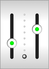 Панель управления 2-ползунковая 111  