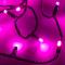 Светодиодная гирлянда ARD-STRING-CLASSIC-10000-BLACK-100LED-STD PINK (230V, 7W) (Ardecoled, IP65) арт. 025806 - 025806