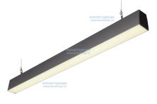 Модульный линейный светодиодный светильник КРИСТАЛЛ 37Вт-4050Лм, 4000-4500K, ОПАЛ, IP44 с БАП (aax.tech) на 1 час производство ВСЕСВЕТОДИОДЫ арт. vs351-37-op-4k-nc1h - vs351-37-op-4k-nc1h