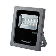 Светодиодный прожектор AR-FLAT-ARCHITECT-10W-220V Warm (Grey, 50x70 deg) Arlight арт. 024165 - 024165