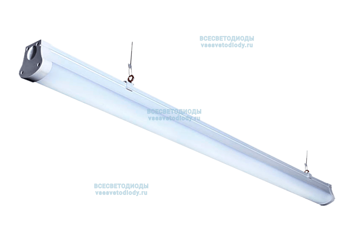 Cветильник СЛИМЛАЙТ VS321-IP65 58W-7250Lm 5000-5500К ОПАЛ с БАП (aax.tech) на 1 час арт. vs321-58-op-5k-ip65-nc1h