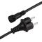 Шнур питания ARD-CLASSIC-BALL-LIVE-1.5M Black (230V, 1.6A) (Ardecoled, Закрытый) арт. 025652 - 025652