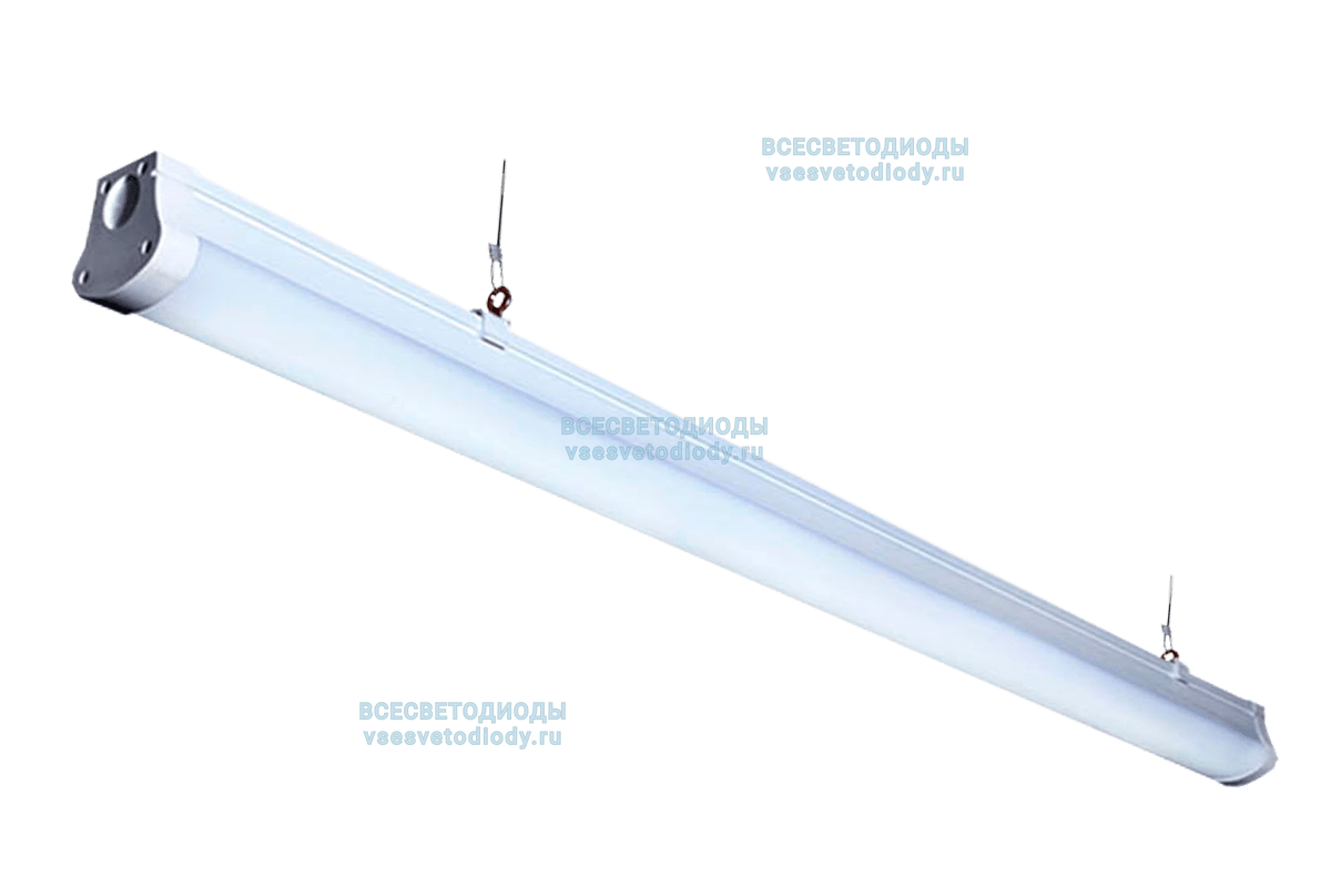 Cветильник СЛИМЛАЙТ VS321-IP65 58W-7250Lm 4000-4500К ОПАЛ с БАП (vsesv) на 3 часа арт. vs321-58-op-4k-ip65-li3h