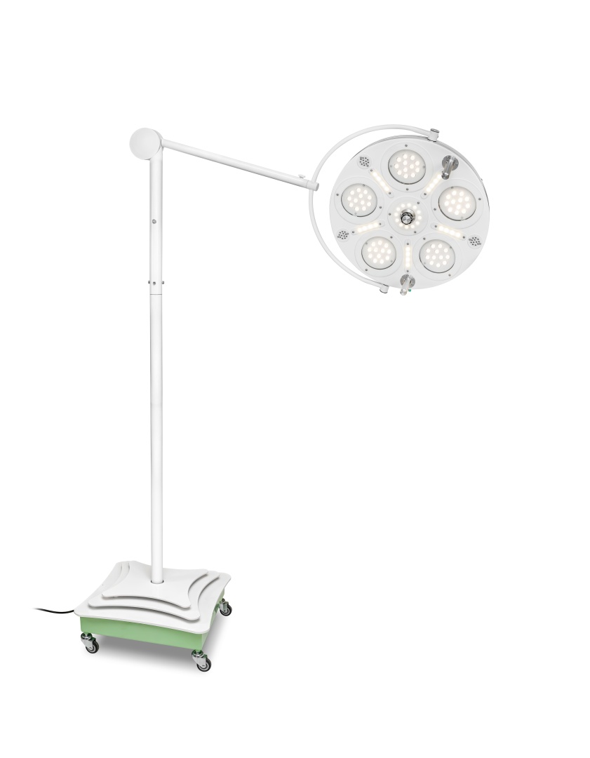Медицинский хирургический светильник «FotonFly 6SG-А», перекатной с блоком
аварийного питания - FotonFly 6SG-А