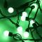 Светодиодная гирлянда ARD-BALL-CLASSIC-D17.5-10000-BLACK-100LED GREEN (230V, 7W) (Ardecoled, IP65) арт. 025581 - 025581
