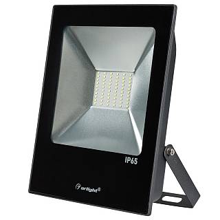 Светодиодный прожектор AR-FLAT-ICE-50W-220V Green Tree (Black, 120 deg) Arlight арт. 024183 - 024183
