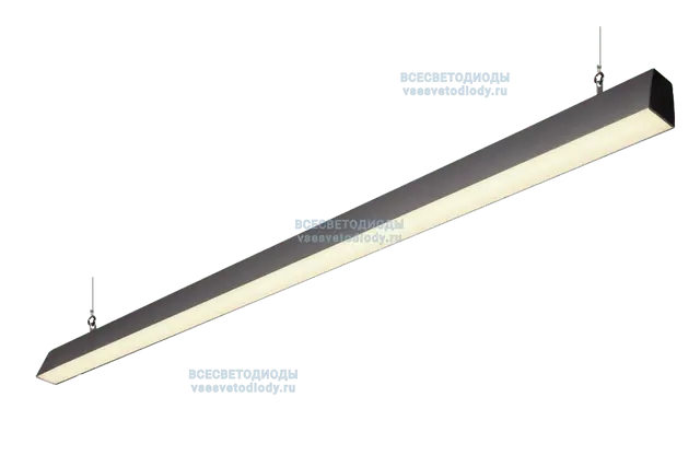 Модульный линейный светодиодный светильник КРИСТАЛЛ 56Вт-6150Лм, 4000-4500K, Опал IP44 с БАП (vsesv) на 3 часа производство ВСЕСВЕТОДИОДЫ арт. vs352-56-op-4k-li3h