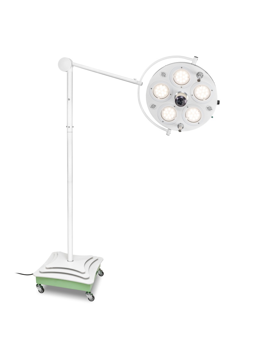 Медицинский хирургический светильник «FotonFly 5СG-А», перекатной с блоком
аварийного питания - FotonFly 5СG-А