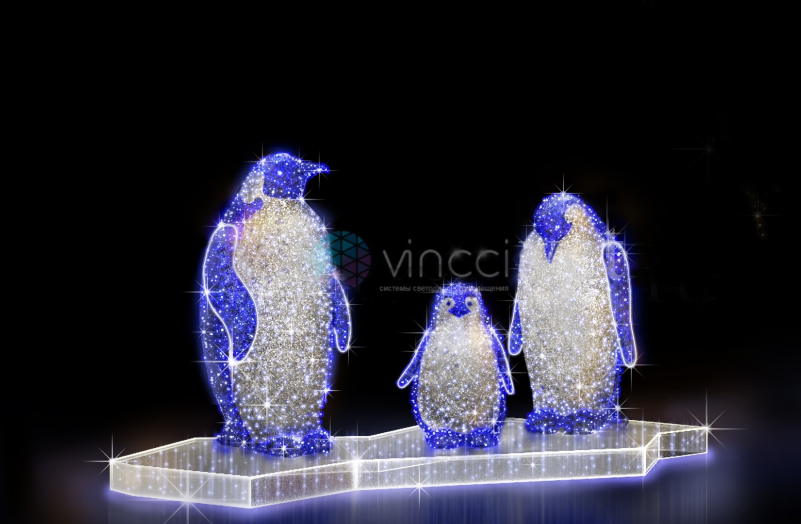 Пингвины  в Москве 