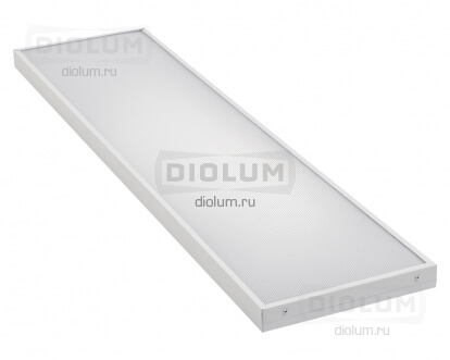 Светодиодные светильники 1195х295х40 IP54/65 38Вт SL БАП 2 часа (равномерная засветка) Diolum-OF-IP54-БАП2-1352SL производства Diolum