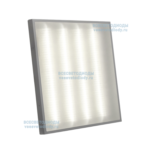 Светильник АРМСТРОНГ CLIP-IN VS272 40W-4800Lm 4000-4500К МИКРОПРИЗМА IP54 с БАП (vsesv) на 1 час арт. vs272-40-mpr-4k-li1h-3