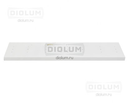 Светодиодные светильники 1195х295х40 IP54/65 38Вт SL БАП 2 часа (равномерная засветка) Diolum-OF-IP54-БАП2-1352SL производства Diolum