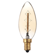 Светодиодный светильник RETRO C35   GOLD 40w E14 Jazzway арт. 2858290 - 2858290