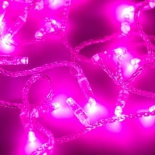 Светодиодная гирлянда ARD-STRING-CLASSIC-10000-CLEAR-100LED-STD PINK - 025791