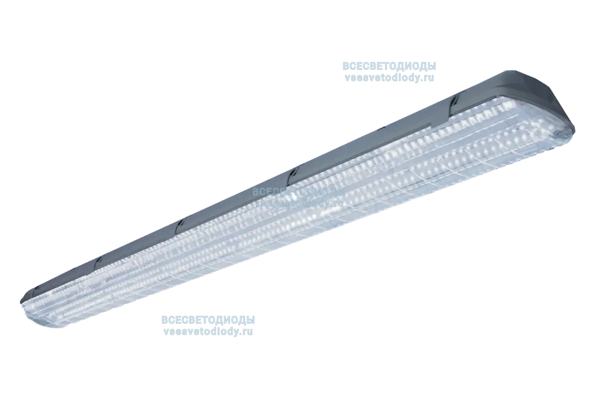 Светильник Айсберг 76W-9500Lm IP65 5000-5500К Прозрачный с БАП (vsesv) на 3 часа производство ВСЕСВЕТОДИОДЫ арт. vs103m-76-tr-5k-li3h