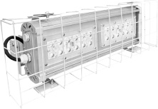 ДСП01-100-003 Light Pro с защитной решёткой  